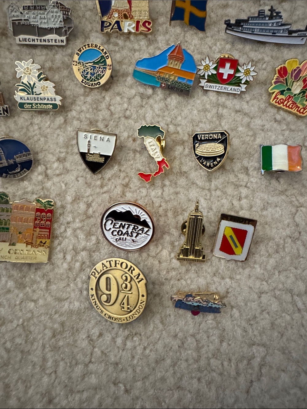 Assorted Travel & Destination Enamel Pin Collection - Multicolor - Picture 5 of 5